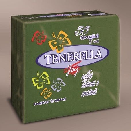 Tenerella szalvéta 40x40cm 50 lap 2 réteg szövet hatású zöld - 456x456 pixel - 42351 byte