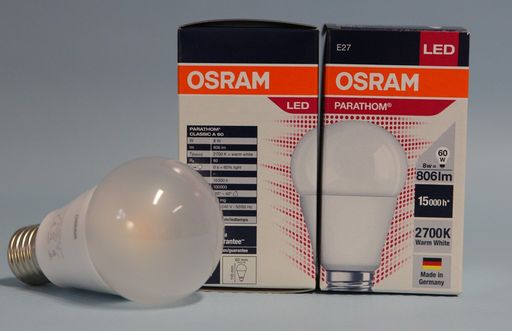 Osram Parathom CL A 60 8W/827 FR E27 LED - 2015/16 széria - 1024x661 pixel - 111314 byte